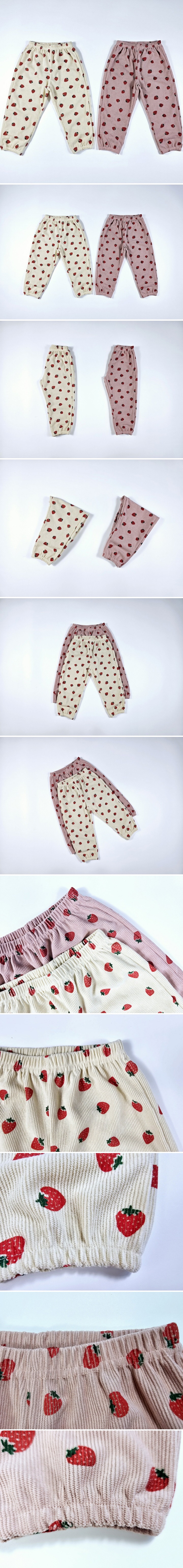 Dolphin - Korean Children Fashion - #magicofchildhood - Strawberry Pants