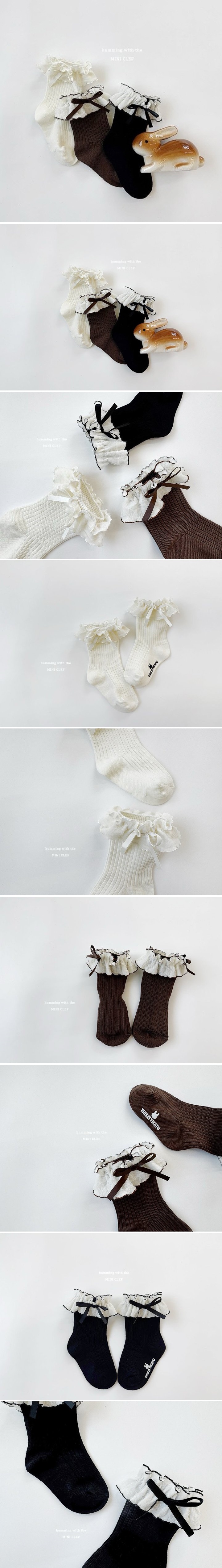 Dominico - Korean Baby Fashion - #babyoutfit - Ribbon Socks