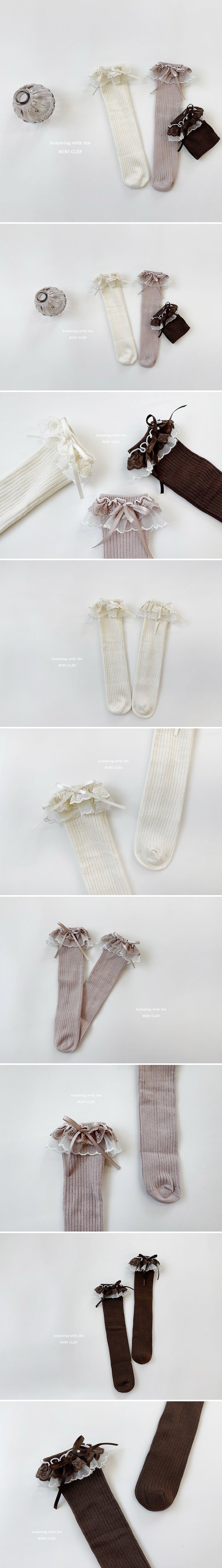 Dominico - Korean Children Fashion - #childrensboutique - Top Lace Socks