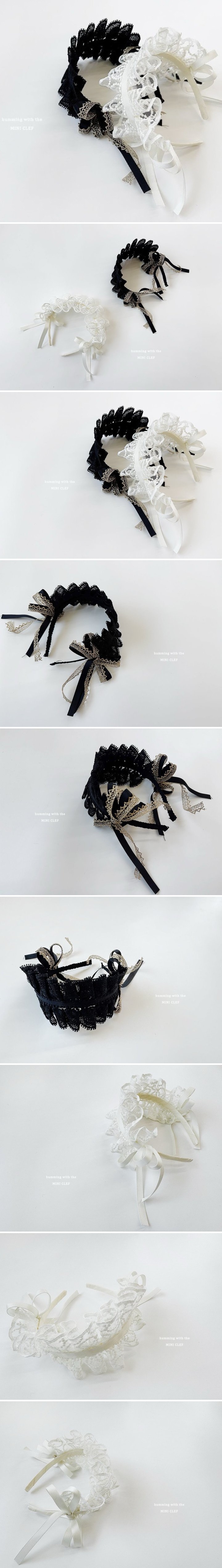 Noble Lace Hairband by Dominico for Child - view 1