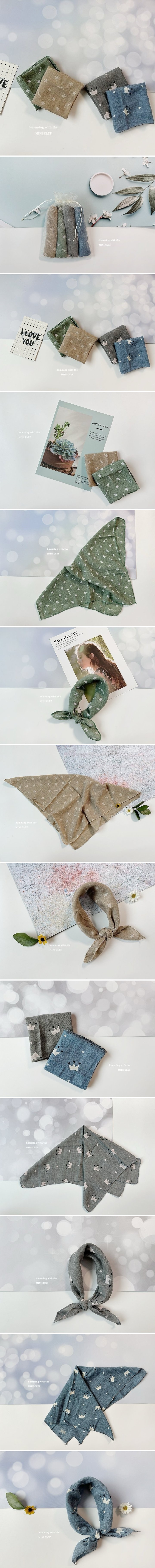 Dominico - Korean Children Fashion - #toddlerclothing - Season Scarf Set Green (set of 4)