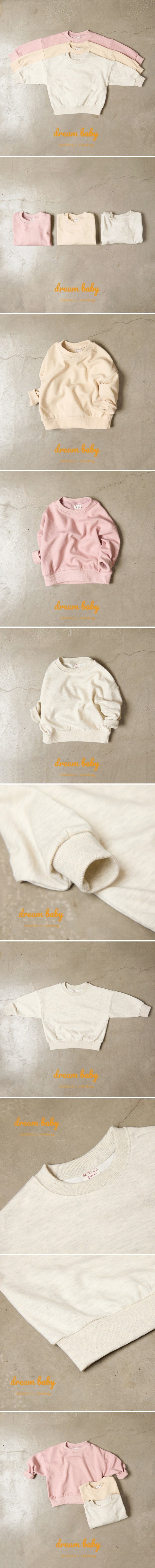 Dream Baby - Korean Children Fashion - #kidsshorts - Basic Sweatshirt