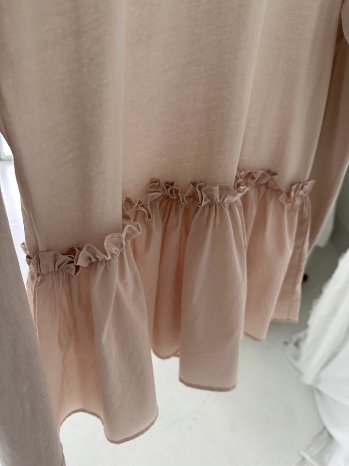 Dress U - Korean Women Fashion - #momslook - Flare Shirring Tee - 6