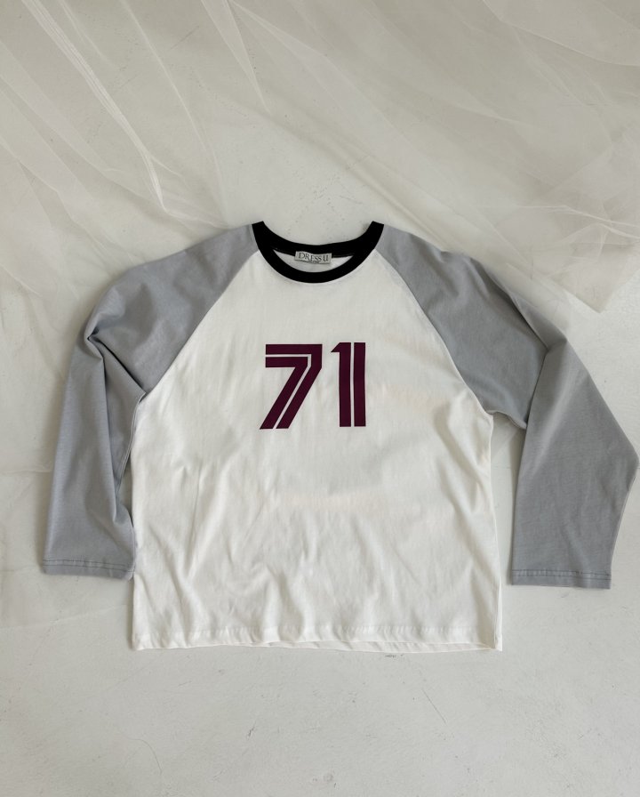 Dress U - Korean Women Fashion - #momslook - 71 Raglan Tee - 3