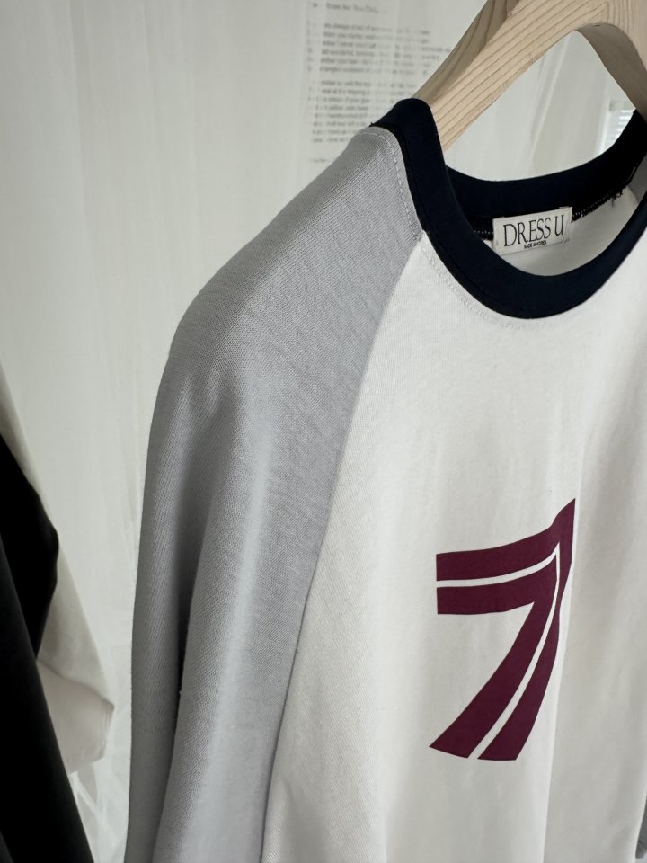Dress U - Korean Women Fashion - #momslook - 71 Raglan Tee - 5