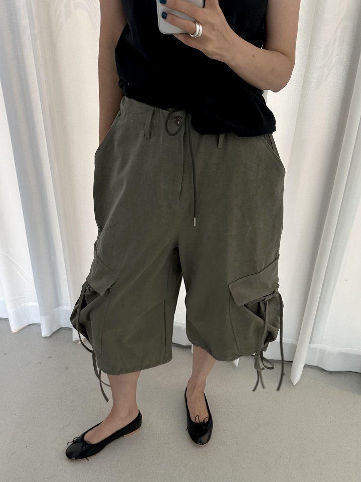 Dress U - Korean Women Fashion - #momslook - Bermuda Pocket Pants - 6