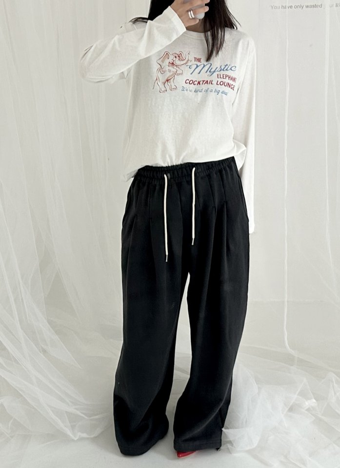 Dress U - Korean Women Fashion - #momslook - Elephant Digital Tee - 11