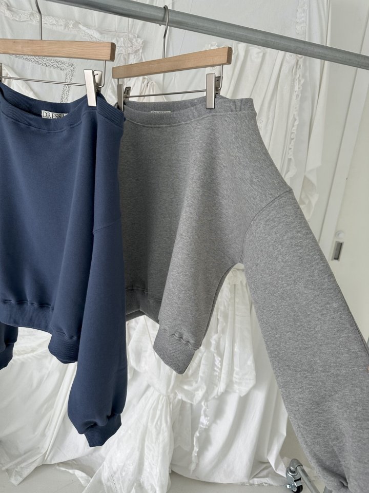 Dress U - Korean Women Fashion - #momslook - Off-Shoulder Sweatshirt - 10