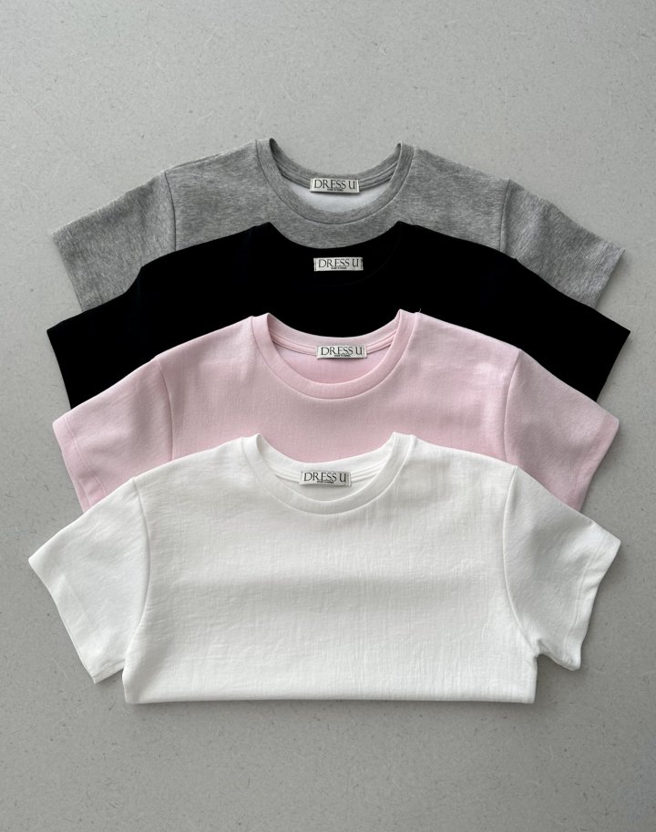 Dress U - Korean Women Fashion - #momslook - Dane Cushion Short Sleeve Tee