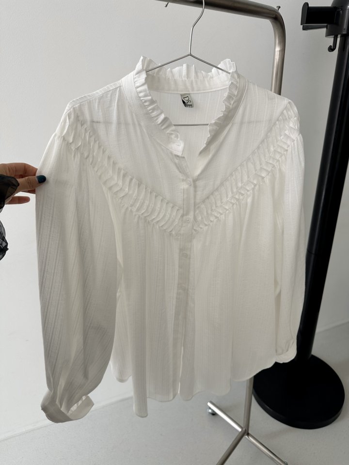 Dress U - Korean Women Fashion - #momslook - Pintuck Wear Blouse - 10