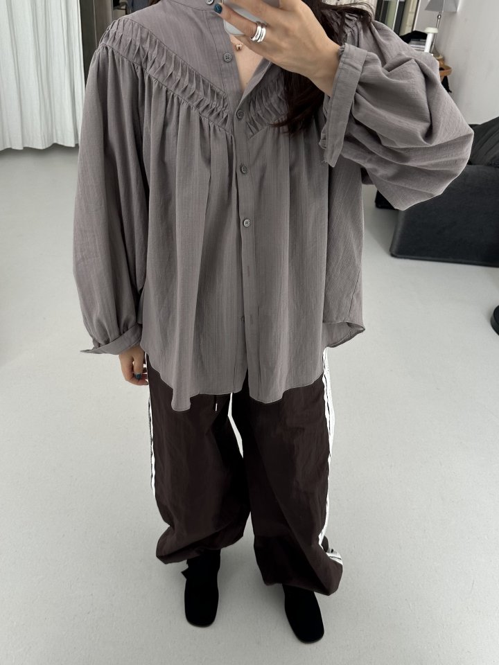 Dress U - Korean Women Fashion - #womensfashion - Pintuck Wear Blouse - 4