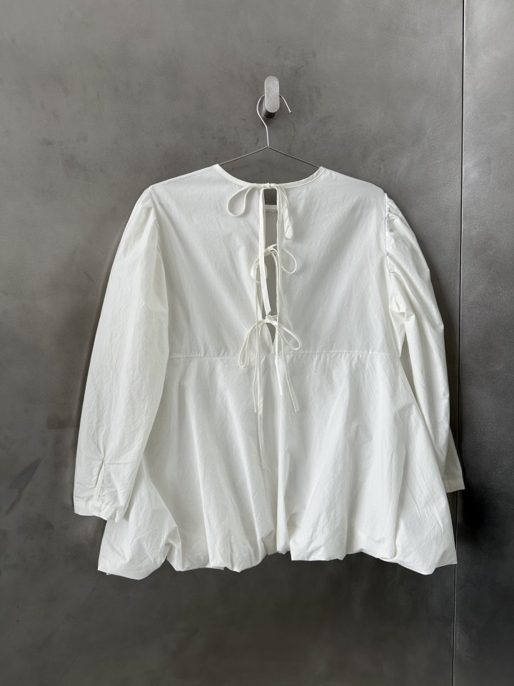 Dress U - Korean Women Fashion - #momslook - Balloon Strap Blouse - 9