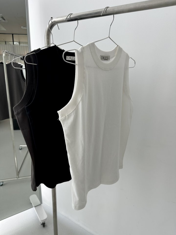 Dress U - Korean Women Fashion - #momslook - Peach Sleeveless Sleeveless - 3