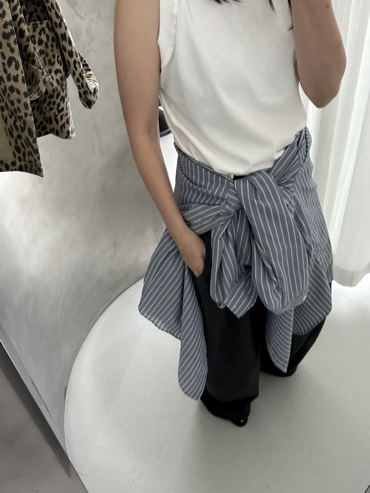 Dress U - Korean Women Fashion - #momslook - Peach Sleeveless Sleeveless - 9
