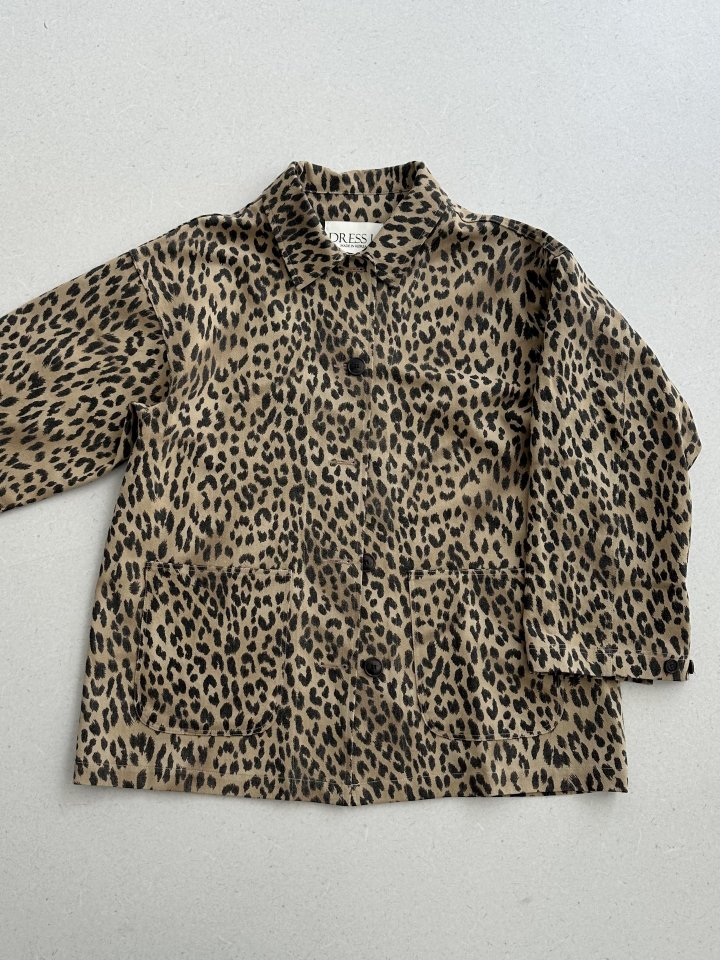 Dress U - Korean Women Fashion - #womensfashion - Leopard Cotton Jacket - 4
