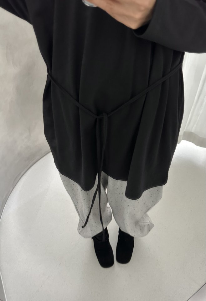 Dress U - Korean Women Fashion - #momslook - Asymmetry Boat Neck Strap Tee - 10