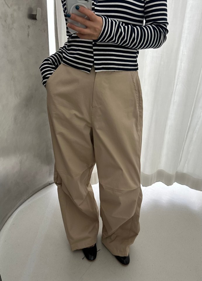 Dress U - Korean Women Fashion - #momslook - String Wide Pants - 10