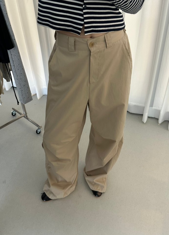 Dress U - Korean Women Fashion - #momslook - String Wide Pants - 9
