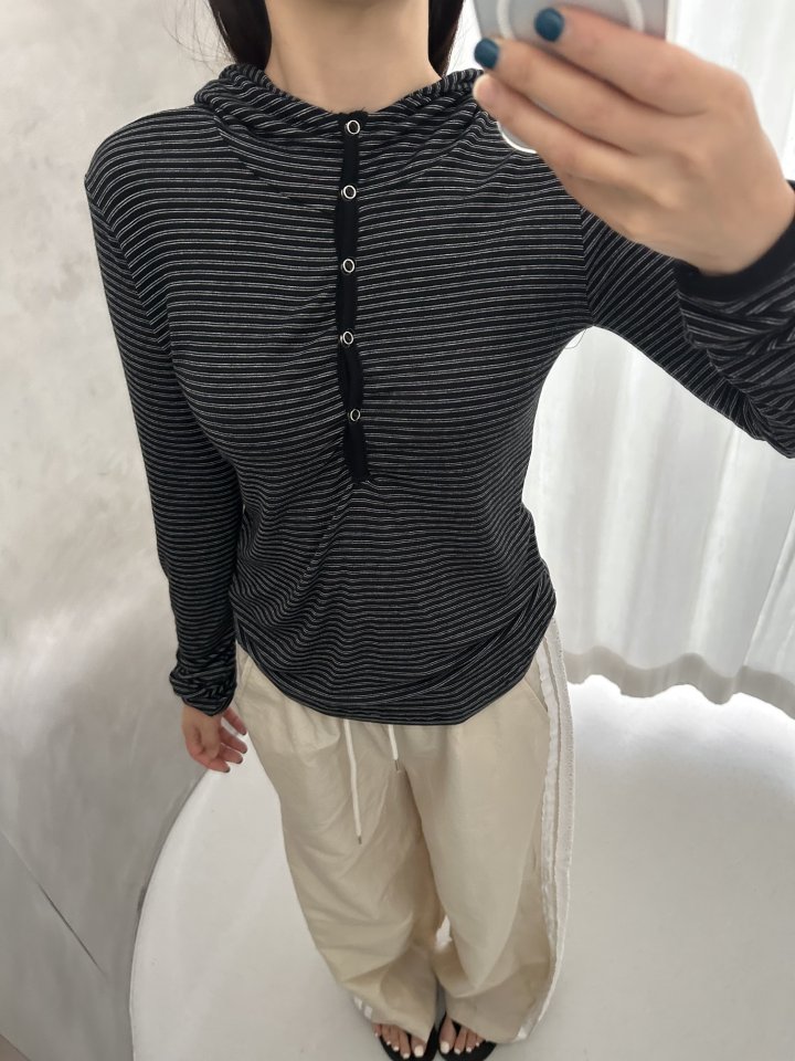 Dress U - Korean Women Fashion - #momslook - Ddot Ddot Hoodie - 8