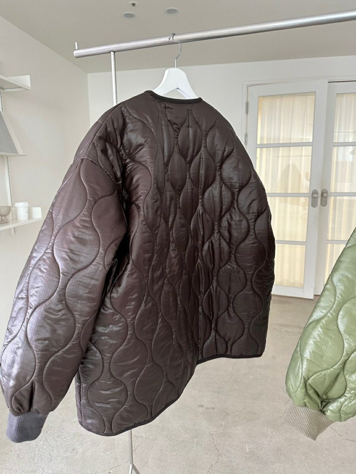 Dress U - Korean Women Fashion - #momslook - Toggle Quilted Jacket - 5