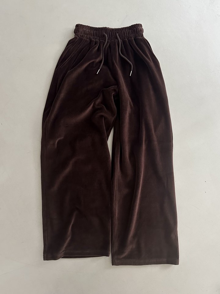 Dress U - Korean Women Fashion - #restrostyle - Velour Color Pants - 5