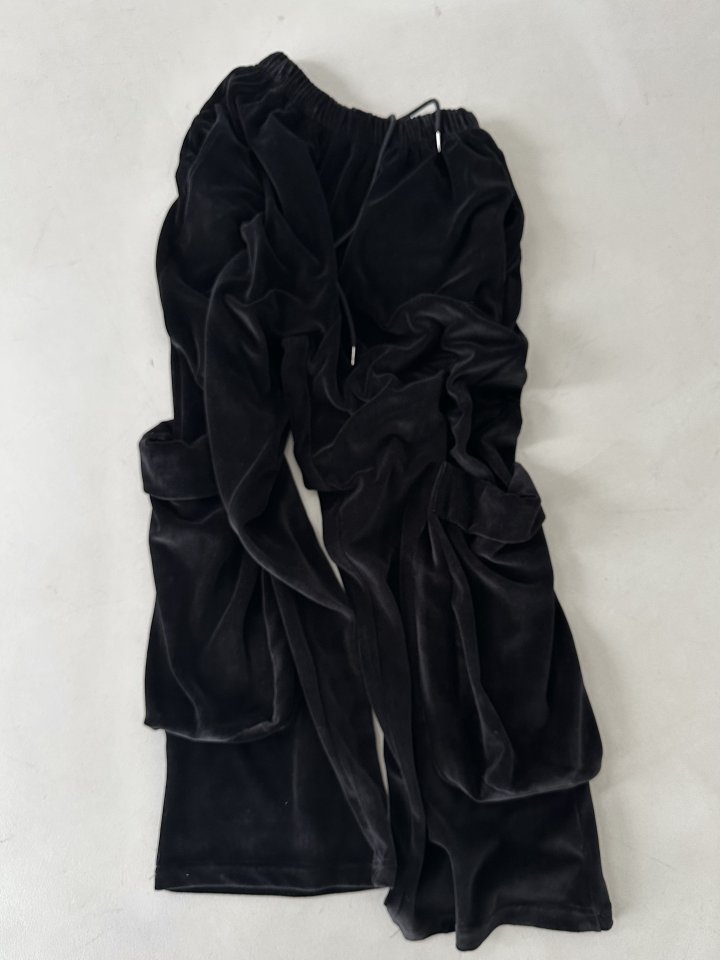 Dress U - Korean Women Fashion - #pursuepretty - Velour Pocket Pants - 4