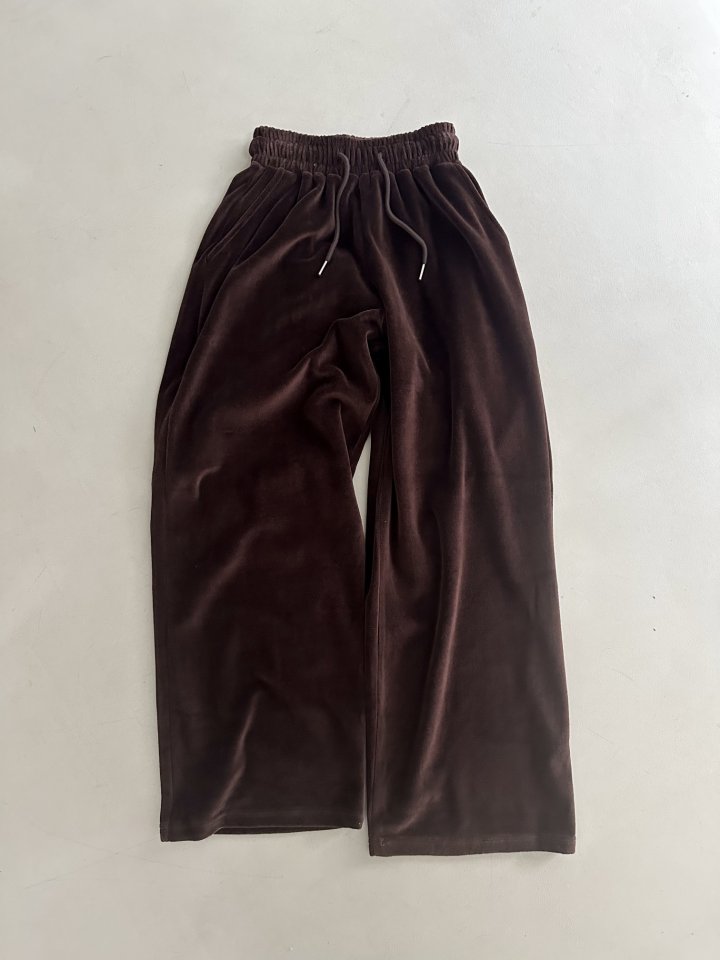 Dress U - Korean Women Fashion - #romanticstyle - Velour Color Pants - 6