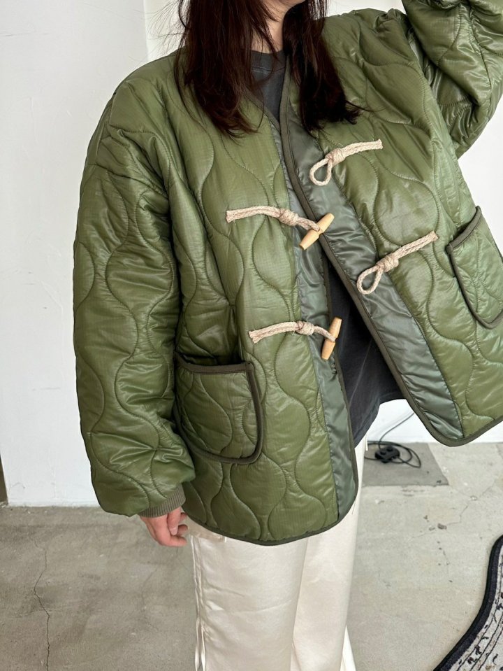 Dress U - Korean Women Fashion - #romanticstyle - Toggle Quilted Jacket