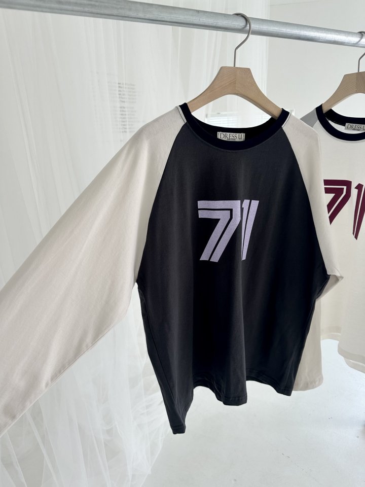 Dress U - Korean Women Fashion - #thelittlethings - 71 Raglan Tee - 2