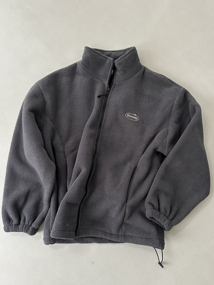 Dress U - Korean Women Fashion - #thelittlethings - Sunday Embroidered Fleece Jacket - 6