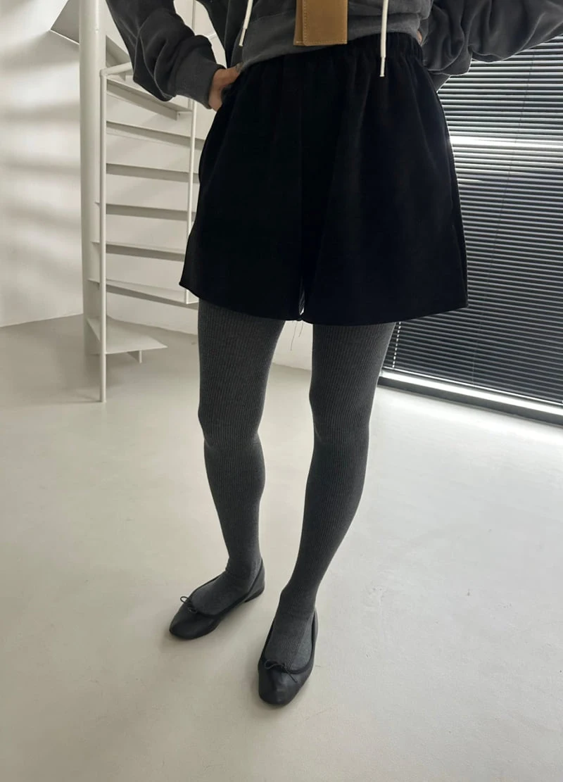 Dress U - Korean Women Fashion - #thelittlethings - Velour Shorts - 2