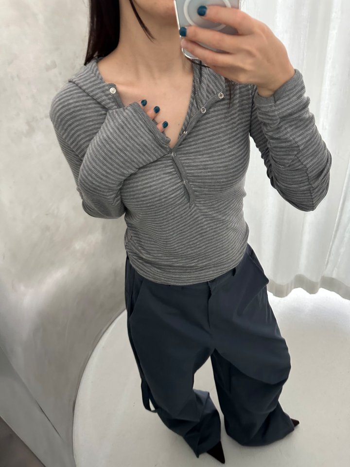 Dress U - Korean Women Fashion - #vintageinspired - Ddot Ddot Hoodie - 12