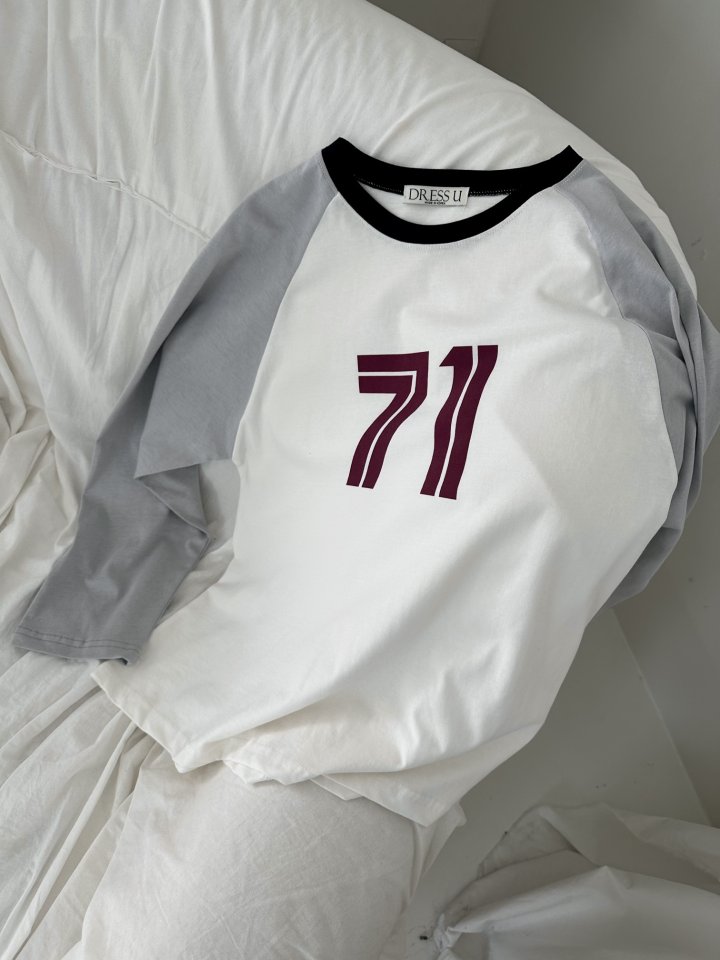Dress U - Korean Women Fashion - #momslook - 71 Raglan Tee - 4