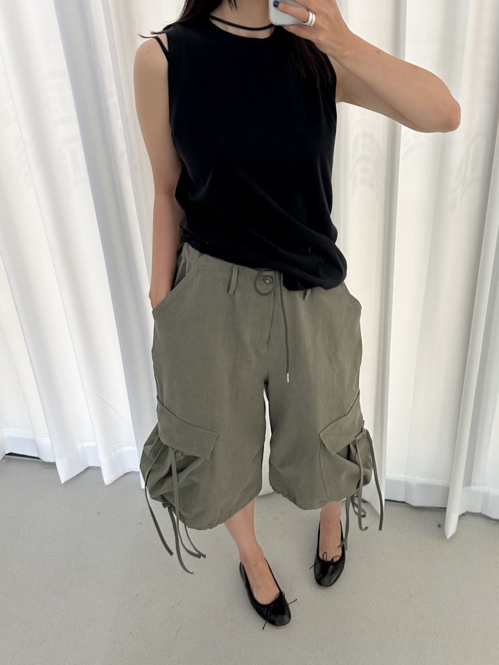 Dress U - Korean Women Fashion - #womensfashion - Bermuda Pocket Pants - 7