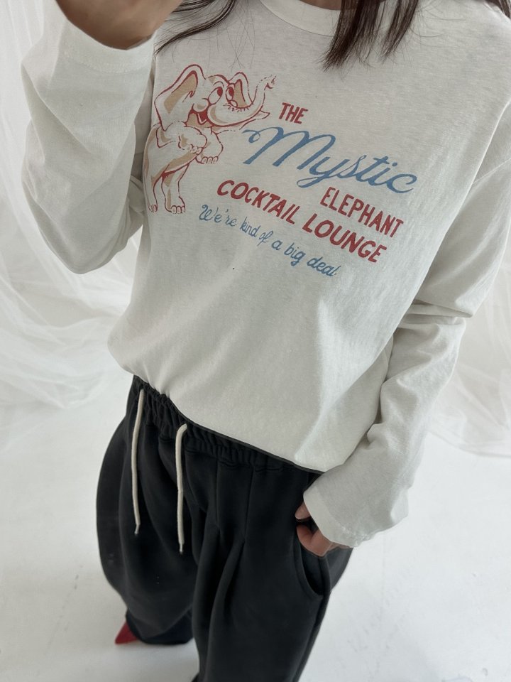 Dress U - Korean Women Fashion - #womensfashion - Elephant Digital Tee - 12