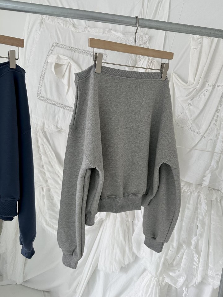 Dress U - Korean Women Fashion - #womensfashion - Off-Shoulder Sweatshirt - 11