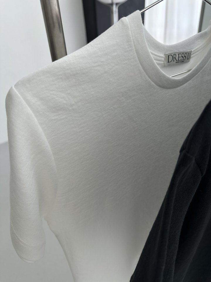 Dress U - Korean Women Fashion - #momslook - Dane Cushion Short Sleeve Tee - 4