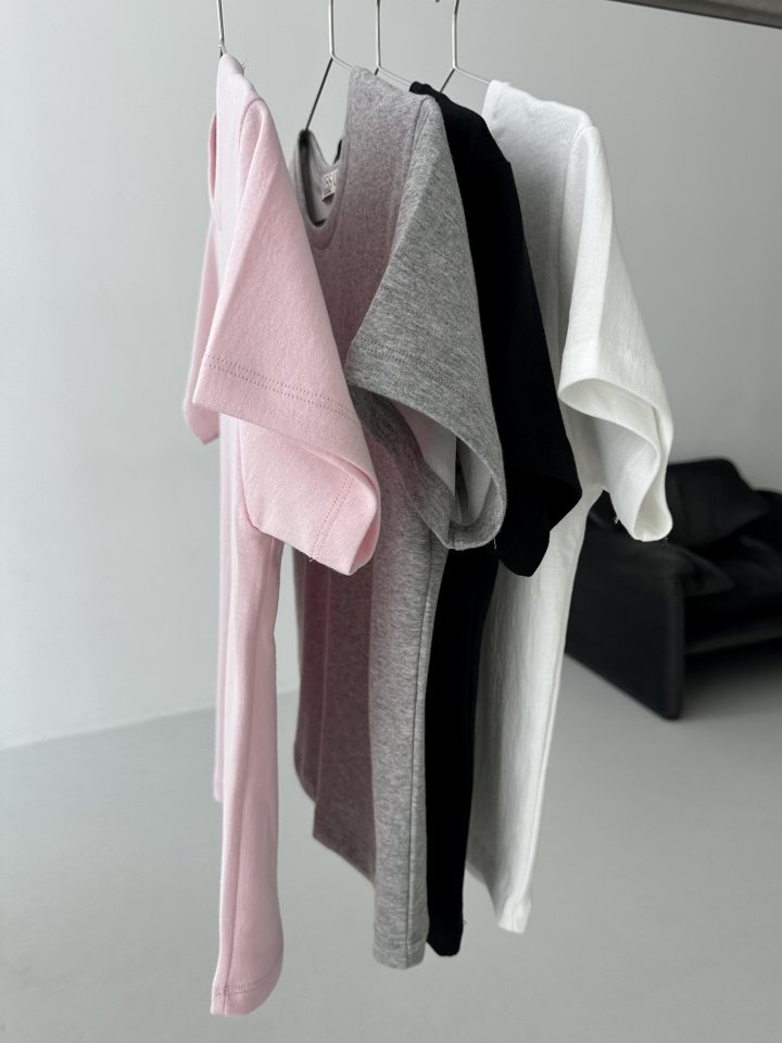 Dress U - Korean Women Fashion - #womensfashion - Dane Cushion Short Sleeve Tee - 6