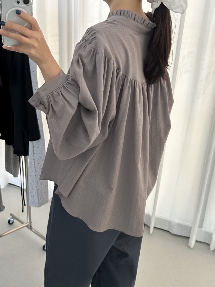 Dress U - Korean Women Fashion - #womensfashion - Pintuck Wear Blouse - 7