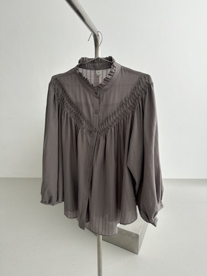Dress U - Korean Women Fashion - #womensfashion - Pintuck Wear Blouse - 9