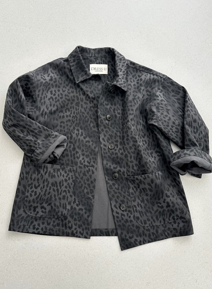 Dress U - Korean Women Fashion - #womensfashion - Leopard Cotton Jacket - 5