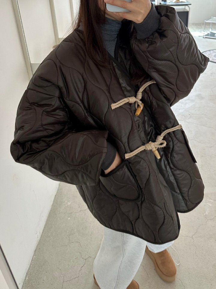 Dress U - Korean Women Fashion - #womensfashion - Toggle Quilted Jacket - 6