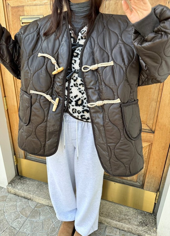 Dress U - Korean Women Fashion - #womensfashion - Toggle Quilted Jacket - 8