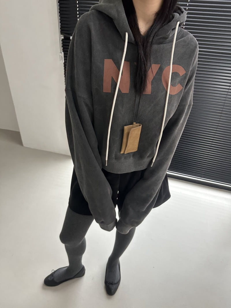 Dress U - Korean Women Fashion - #womensfashion - NYC Pigment Brushed Hoodie - 7