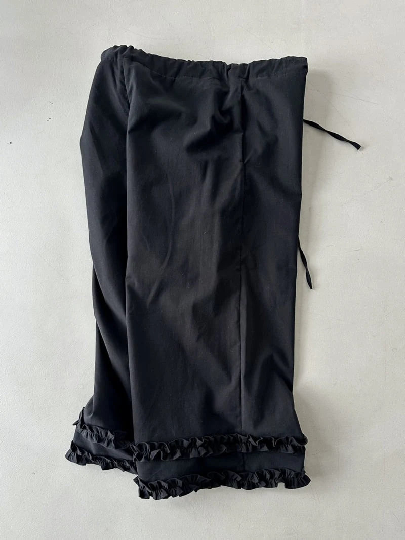 Dress U - Korean Women Fashion - #womensfashion - Shirring Brushed Pants - 6