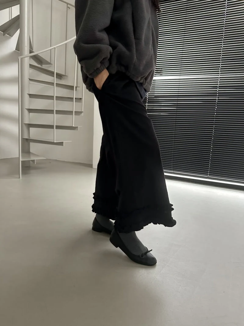Dress U - Korean Women Fashion - #womensfashion - Shirring Brushed Pants - 8