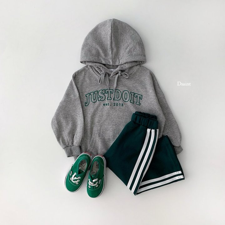 Dsaint - Korean Children Fashion - #Kfashion4kids - Just Do It Hoodie - 5