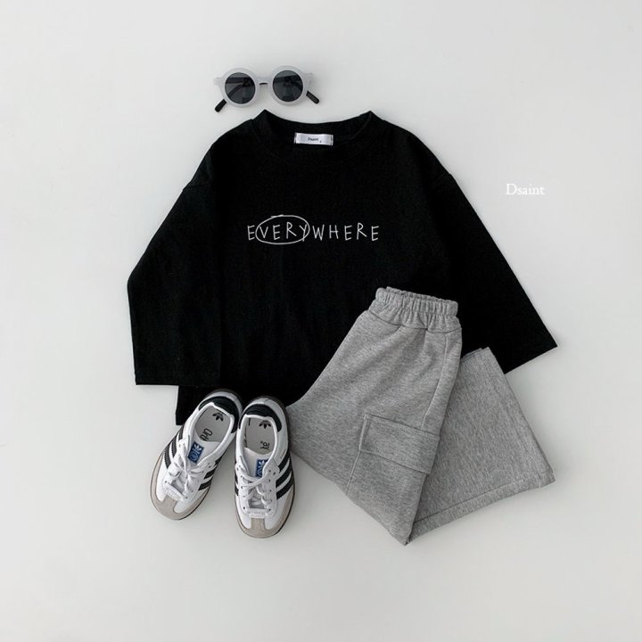 Dsaint - Korean Children Fashion - #Kfashion4kids - Wide Cargo Pants - 8
