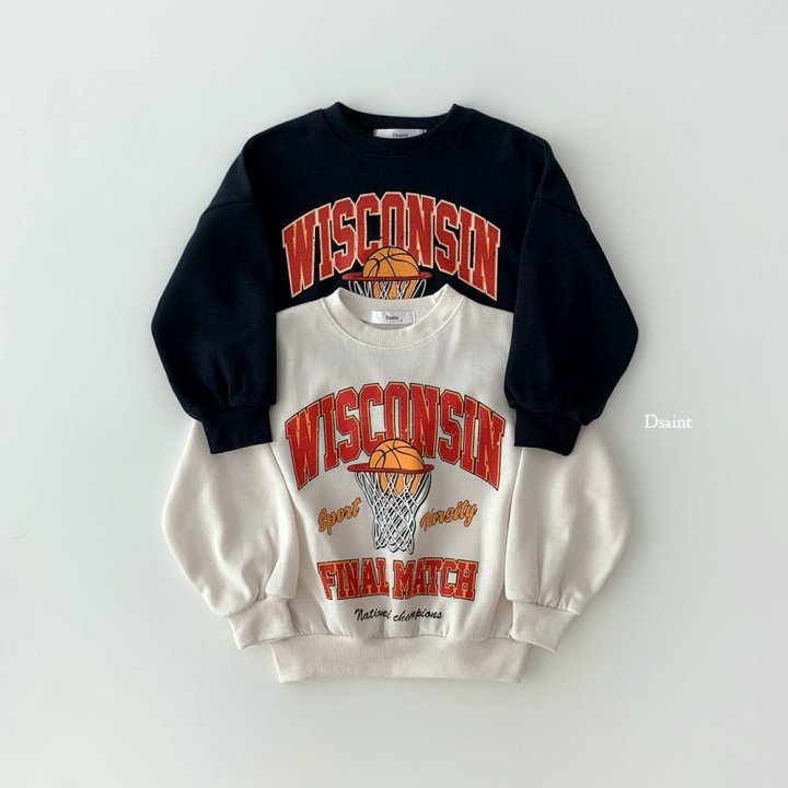 Dsaint - Korean Children Fashion - #Kfashion4kids - Final Basketball Sweatshirt