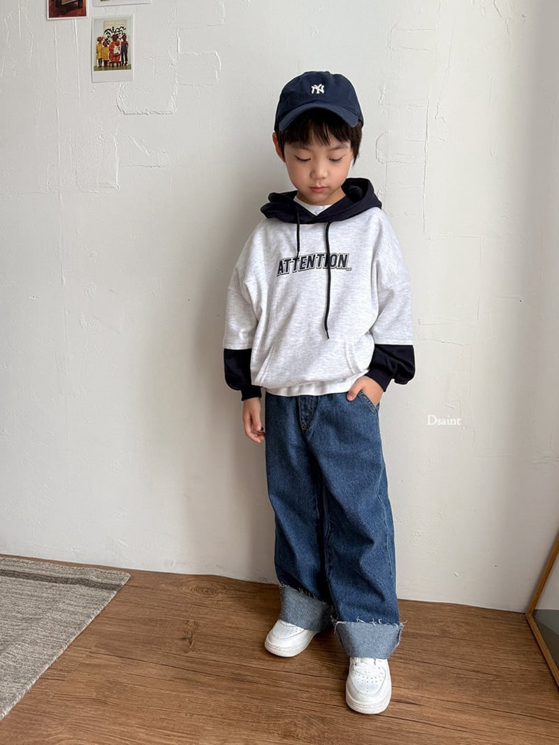 Dsaint - Korean Children Fashion - #Kfashion4kids - Cutting Roll-up Wide Pants - 8